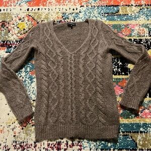 Caroll Paris brown wool and mohair blend size 36 preloved